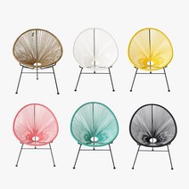 디자인체어 1087 아카풀코라운드 (6 color), 내추럴