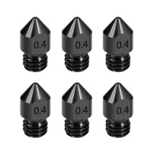 Zeelo 강화 스틸 툴 고온 포인티드 내마모성 MK8 노즐 04 mm175 mm 3D 프린터 Makerbot과 호환 Creality CR10 올 메탈 핫엔드 엔더 3Ende