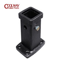 2 인치 토우 바 히치 수신기 튜브 볼트 어댑터 160mm 트레일러 캠핑카 RV 부품 캐러밴 액세서리, 한개옵션0