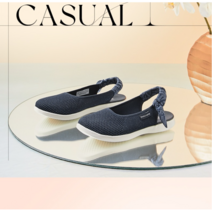 [해피데이] 스케쳐스 여성용 발편한 트렌드 리본 뒤꿈치 디자인 스트랩 샌들(사은품증정)