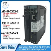감속기모터 웜 소형 감속기 델타 100W/200W/400W/750W/1KW/1.5KW/2KW/3KW AC 서보 드라이버 B3 시리즈 ASD-B3-0721-L/M/E 220V 1/3, 400W ASD-B3-0421-L