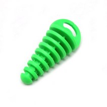 배기팁 오토바이 배기 파이프 테일 PVC 에어 블리더 플러그 소음기 워시 모토크로스 1 개, 03 green