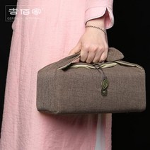 nobrand 피크닉 캠핑용 휴대용 다기 다도셋트 다구싸개, 사진참고, 옵션B세트