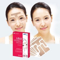 로로스키니 링클 페이스 패치 팔자 눈가 미간 주름관리 10매, 5box, 10매입
