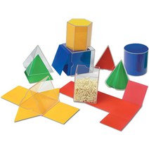 러닝리소스 입체도형의 전개도 모형 Folding Geometric Shapes (8종)