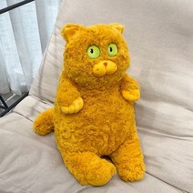 슈퍼 소프트 핑크 돼지 플러시 장난감 봉제 장난감용 동물 아웃 도어 부활절 선물, 40cm, Yellow cat
