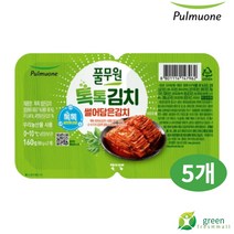 풀무원 톡톡 투컵 썰은 김치 (160g), 5개