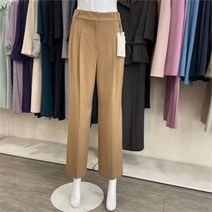 케이엘 KL 핀턱 여유핏 스타일 슬랙스카멜 KWSLLI4400
