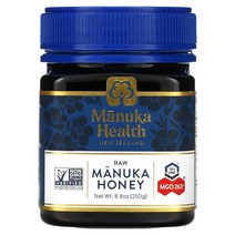 마누카헬스 Raw 마누카 Manuka 꿀 Honey MGO 263+ 8.8 250g, 263 + MGO, 1.1 lb
