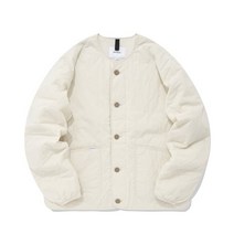 COVERNAT 숏 퀼팅 자켓 아이보리 198547
