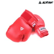 트레이닝 복싱글러브 권투장갑 모음, 02-Star Glove, 레드
