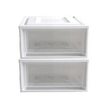 코스트코 아이리스 서랍형 수납함 12L x 2개 화이트