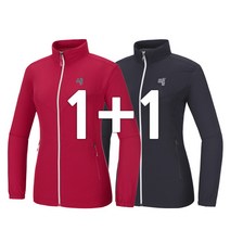 1+1 여자 봄 여름 메쉬 바람막이 RJ23 통기성 좋은 경량 자켓 점퍼 90~110