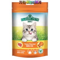 컴패니언 클래식펫 캣트릿 치킨 80g 24개 고양이 간식 반려묘