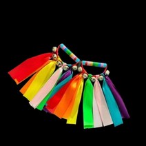 무속인용품 무당방울 신내림 굿 기도, 25cm그린리본