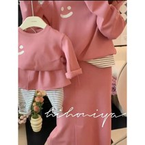 가을 엄마랑 딸 모녀 커플룩 슬림 스커트 상하 세트 시밀러 패밀리룩