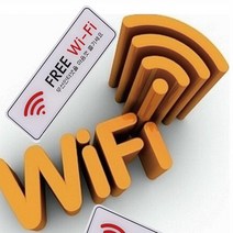 CCTV녹화중 FREE WiFi 안내판 와이파이 매장 건물 버스 고급 표지판, CCTV녹화ED9207