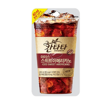 칸타타 아이스 파우치 아메리카노, 230ml, 4개