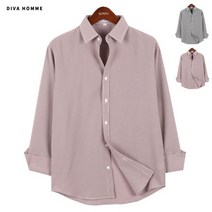 [디바옴므] 클래식 고방체크 스판 셔츠