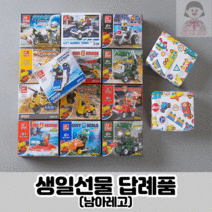 심쿵선물나라 어린이집 유치원 생일선물 답례품 남아레고, 5개