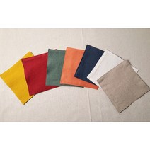 [천아트 반제품] 무지 코스터 무지 컵받침 (7색), 주황