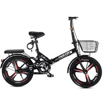 미니벨로 유니로스 출퇴근자전거 접이식 7단 자전거 미니벨로자전거 블랙 바닐라 크림 베이지 화이트, 20인치, [블랙] 삼각휠