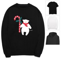 키밍 크리스마스 곰돌이 맨투맨 티셔츠 후드티 가족티