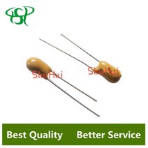 100개 35V0.1UF 104L 100NF 인라인 탄탈륨 커패시터 2.54MM 핀 거리