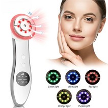 몸 마사지기 고주파 바디 RF LED케어 마사지기 초음파 진동 EMS 미전류 다기능 전신사용 충전식, 01. pink with box
