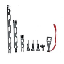 Fotoleey 오토바이 마운트 연장 로드 키트 Insta360 One X3/ X2/ RS R GoPro Hero 10 / 9/ 8 /7 및 기타 액션 카메라용 ... B09TGJ