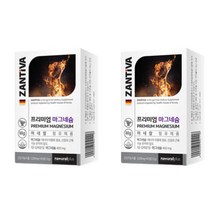 독일 개별포장 마그네슘400mg 하루권장량127% 60정2통 눈밑떨림 중장년층 말레이트 미네랄 수면 전해질