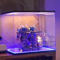 비접착 Led 아크릴케이스 소형 미니 박스 프라모델 피규어 레고 장식장 진열장 보관함 케이스, 40x30x30