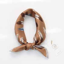 에스랑제이 깃털 여성 쁘띠 스카프 SS08