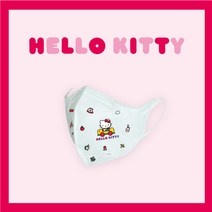 헬로키티 마스크 (10매단위 판매가능), 유아2D_리본