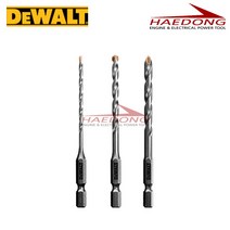 디월트 임팩 콘크리트 비트 3-6.5mm DWA612056 사이즈, DWA612061