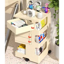트롤리 사물함 보관함 주방 스낵 선반 랙 정리함, 상세 페이지 참고, 3단
