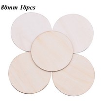 목재구입 나무합판 나무재단천연 소나무 원형 조각 원 1m-10m 솔리드 컬러 공예 결혼식 생일 크리스, 06 06