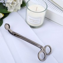 캔들관리 윅디퍼 윅트리머 스너퍼 캔들도구 심지가위 트레이, Antique Bronze