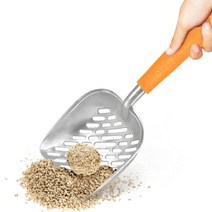 펫팸케어 고양이 배변 핑크 모래삽 sand shovel, 단품