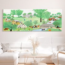 7일간 추가할인! 세계인기 명화그림 캔버스액자 41종 대형 와이드 홈카페 인테리어 거실 침실 카페 고흐 모네 그랜마모지스 몬드리안 시슬레 클림트 호퍼, 21. GM-봄철