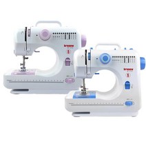 SEUM 전기식 미니 재봉기 업소용 오바로크 미싱 자수 가정용 재봉틀 다기능 오버록 미싱기, BP-7016블루