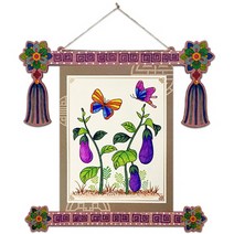 ma 만들기대장 신사임당 초충도 족자만들기 초충도그리기 채색, 단품