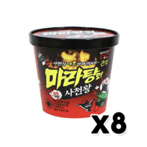 사천왕 마라탕면 큰컵 100g x 8개﻿, 8개