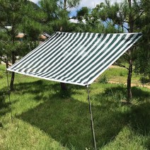 파파가든 썬쉐이드 (진녹색 줄무늬) 옥상 그늘막쉐이드 천막 차광막 테라스 카페 차단막, 1번: 2×3