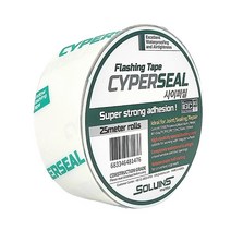사이퍼씰 초강력 방수테이프 5cm x 25M 기밀 플래싱 창호 천막 보수 누수 배관, 10cm x25M, 1개