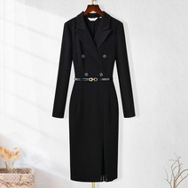 블랙 코디네이터 데스크 원피스 유니폼 44사이즈 키작녀 면접복장 단정한 비서실 근무복