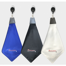 니어핀 방수벨벳 골프공 수건 릴 타월, 화이트