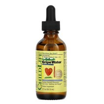 차일드라이프 그립워터 2fl oz (59.15ml) 생강뿌리추출물 키위추출물 딜오일 회향씨오일 허브오일