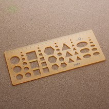 어린이 종합 도형자 학교 준비물 제도용자 모양자