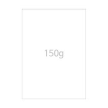 무지 150g A4 백상지 상장용지 10매, 30개